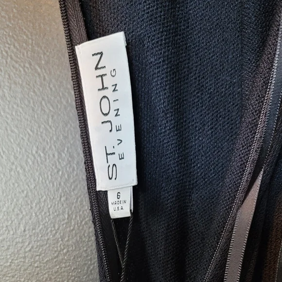 ST JOHN Evening studded cocktail dress - Picture 4 of 11